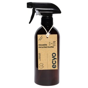 Ecyo Recycled Plastic Spray Bottle Amber 500Ml