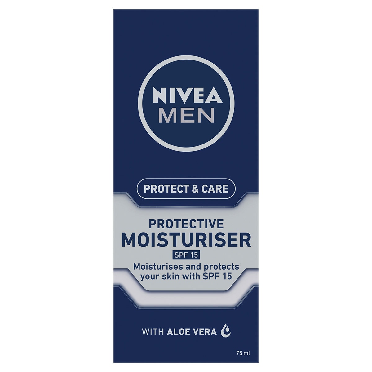 Nivea For Men Protect & Care Protective Moisturiser Spf15 75Ml