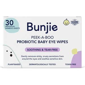 Bunjie Probiotic Baby Eye Wipes 30 Pack