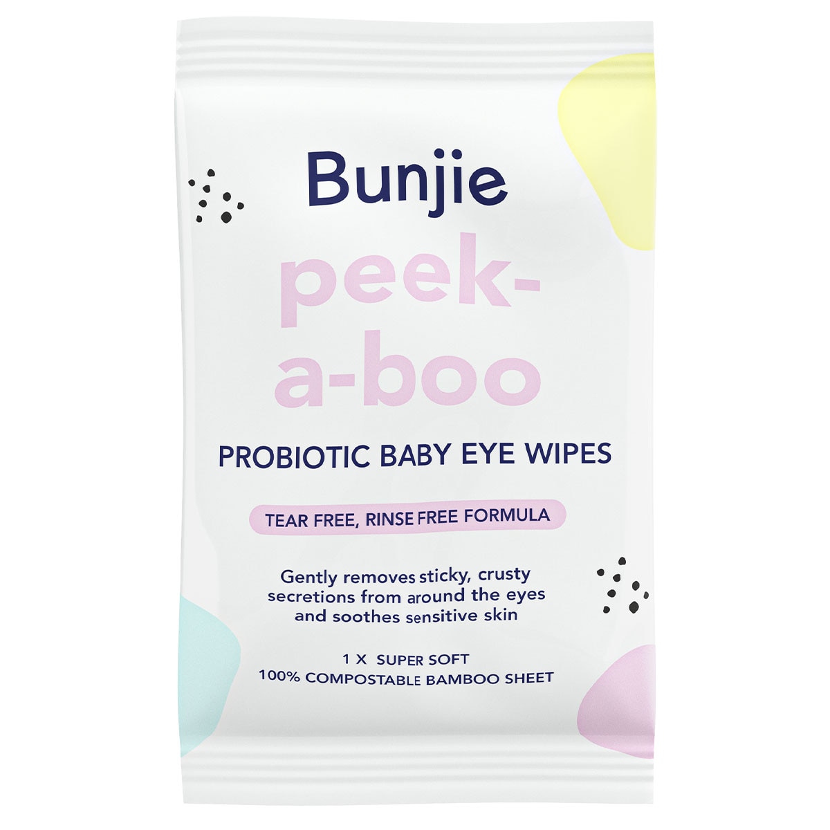 Bunjie Probiotic Baby Eye Wipes 30 pack