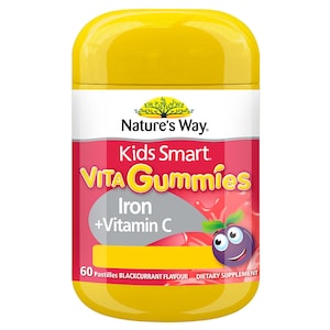 Natures Way Kids Smart Vita Gummies Iron + Vitamin C 60 Pack