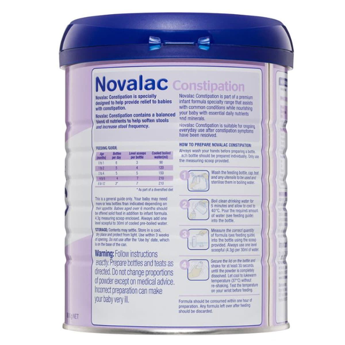 Novalac Constipation Infant Formula 800G
