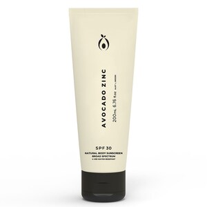 Avocado Zinc Natural Body Sunscreen Spf30 200Ml