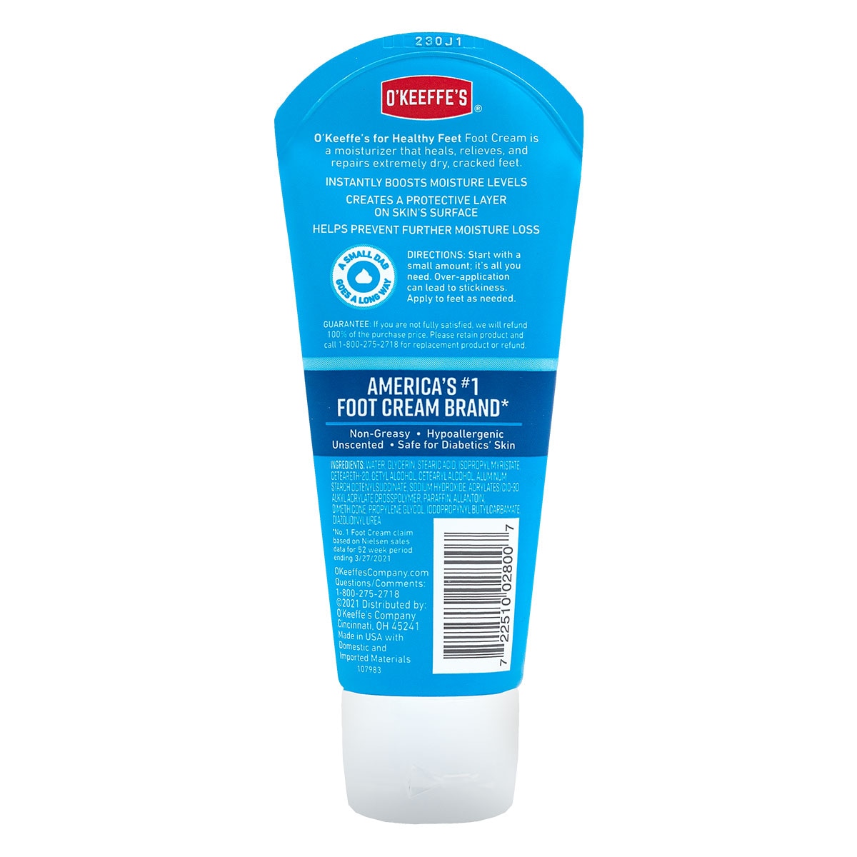 O'Keeffe's Healthy Feet Tube 85G