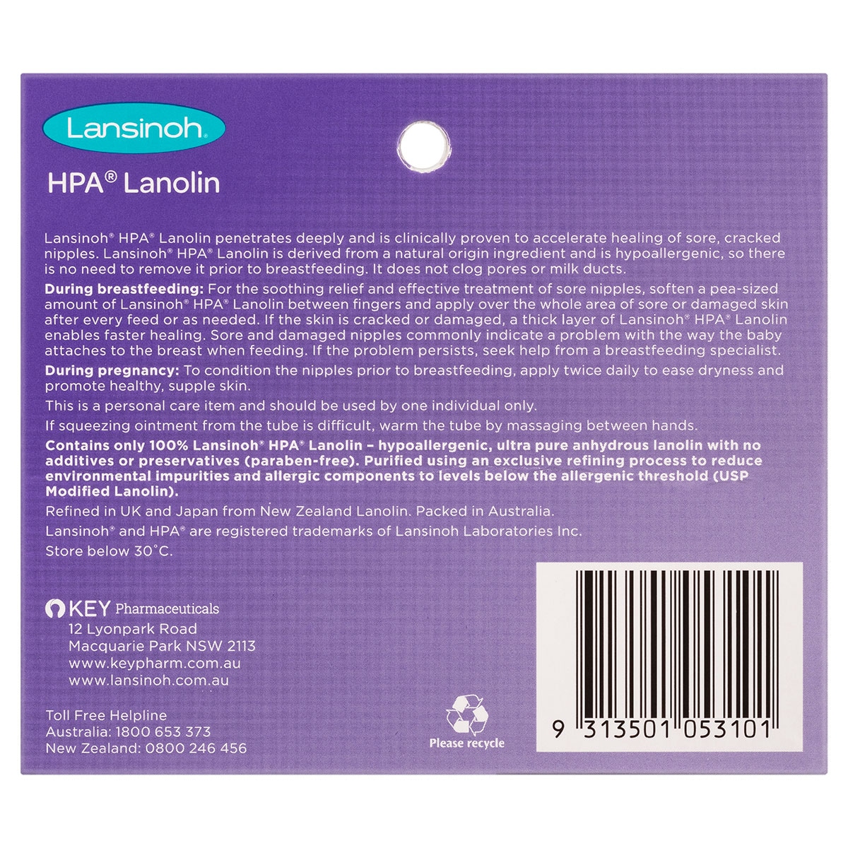 Lansinoh Hpa Lanolin 50G