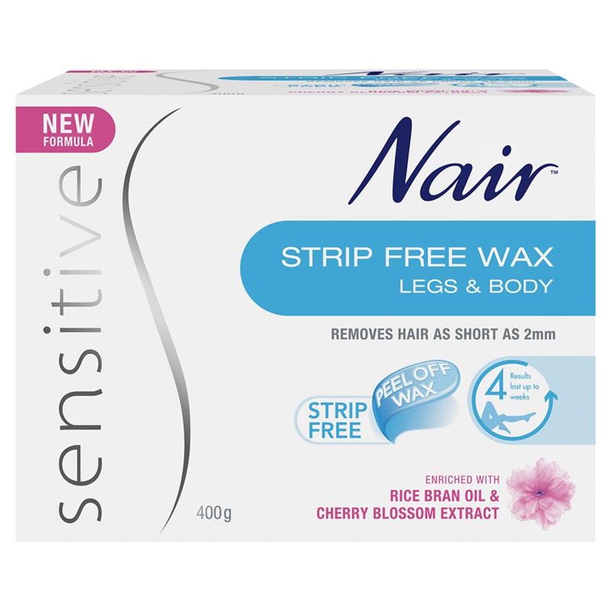 Nair Sensitive Strip Free Wax 400g