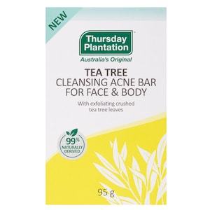 Thursday Plantation Tea Tree Cleansing Acne Bar For Face & Body 1 Pack