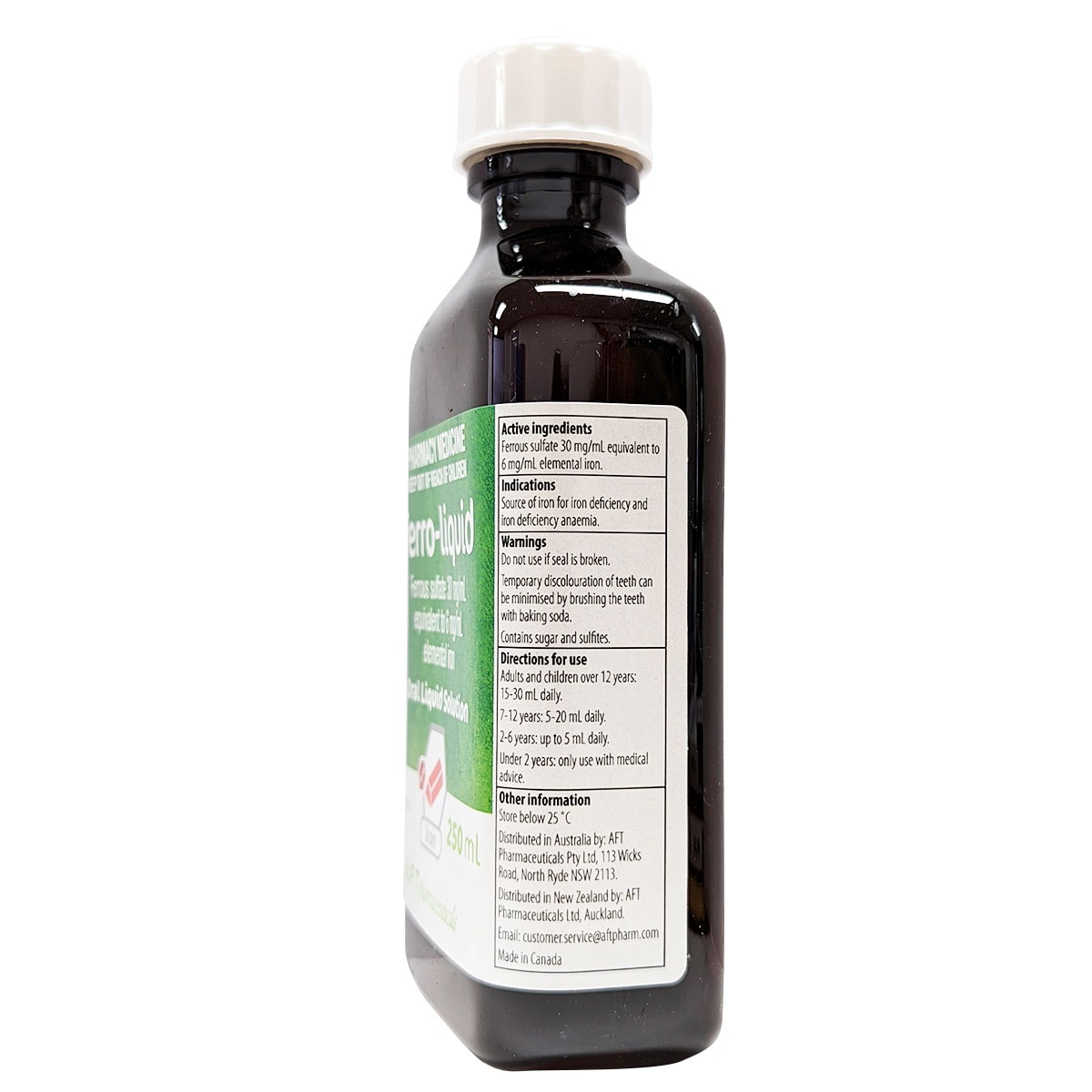 Ferro-liquid Ferrous Sulfate Solution 250ml