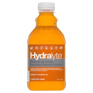 Hydralyte Ready To Use Electrolyte Solution Orange 1 Litre