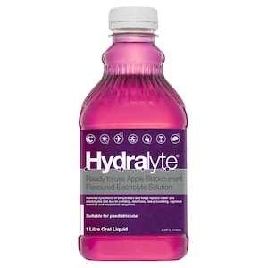 Hydralyte Ready To Use Electrolyte Solution Apple Blackcurrant 1 Litre