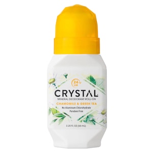 Crystal Mineral Deodorant Roll-On Chamomile & Green Tea 66Ml