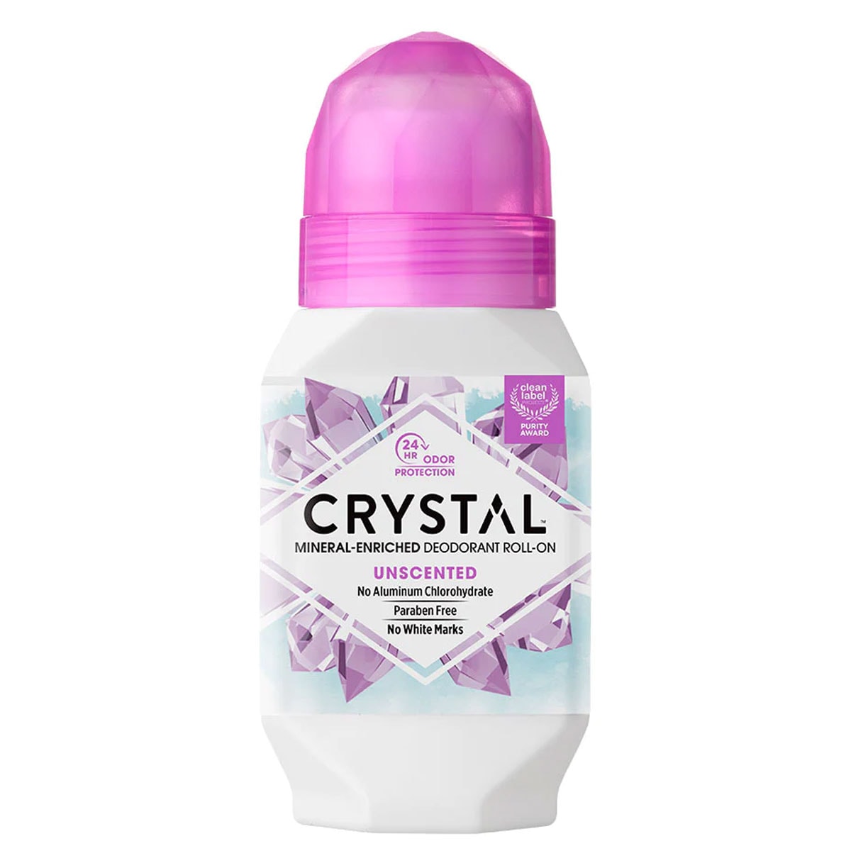 Crystal Mineral Deodorant Roll-On Unscented 66Ml