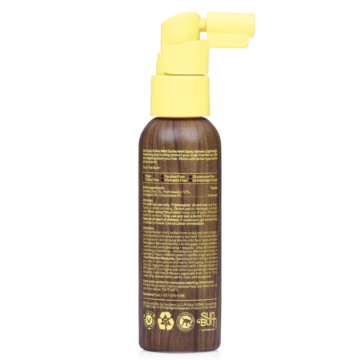 Sun Bum Scalp & Hair Mist Sunscreen Spray Spf30 59Ml