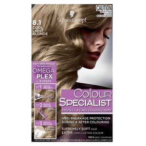 Schwarzkopf Colour Specialist 8.1 Cool Light Blonde Omegaplex