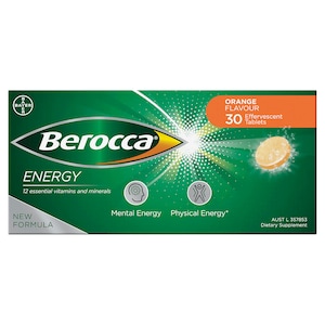 Berocca Energy Orange 30 Effervescent Tablet