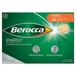 Berocca Energy Orange 45 Effervescent Tablet