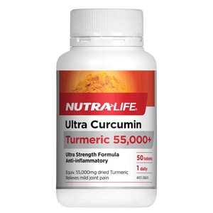 Nutra-Life Ultra Curcumin Turmeric 55000+ 50 Tablets