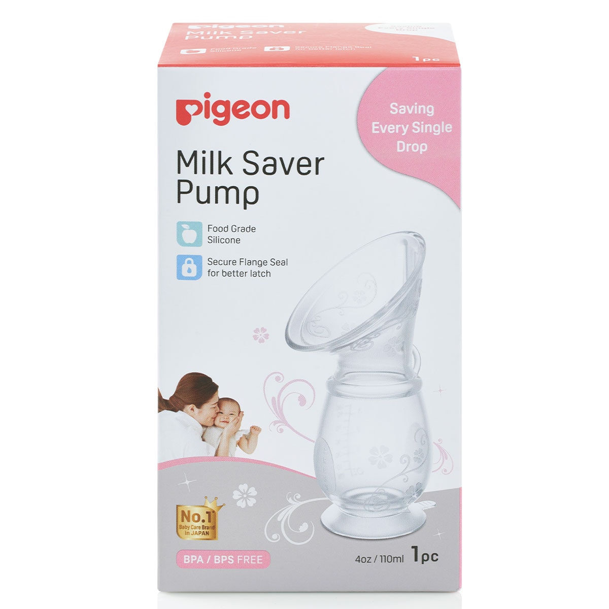 Pigeon Milk Saver Manual Breast Pump 110Ml