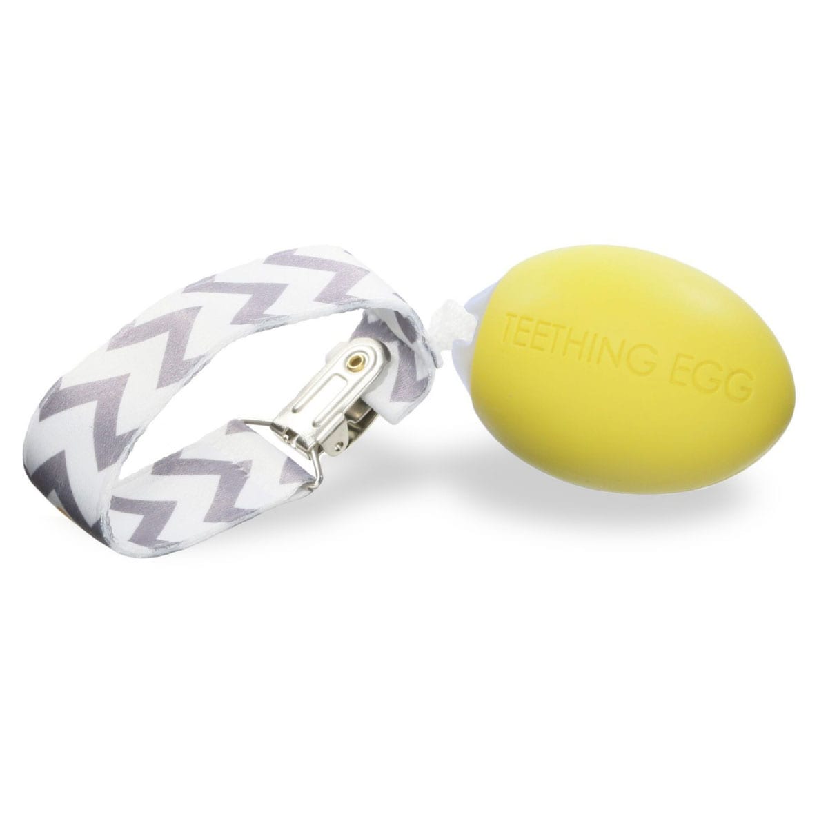 The Teething Egg Yellow With Bonus Clip