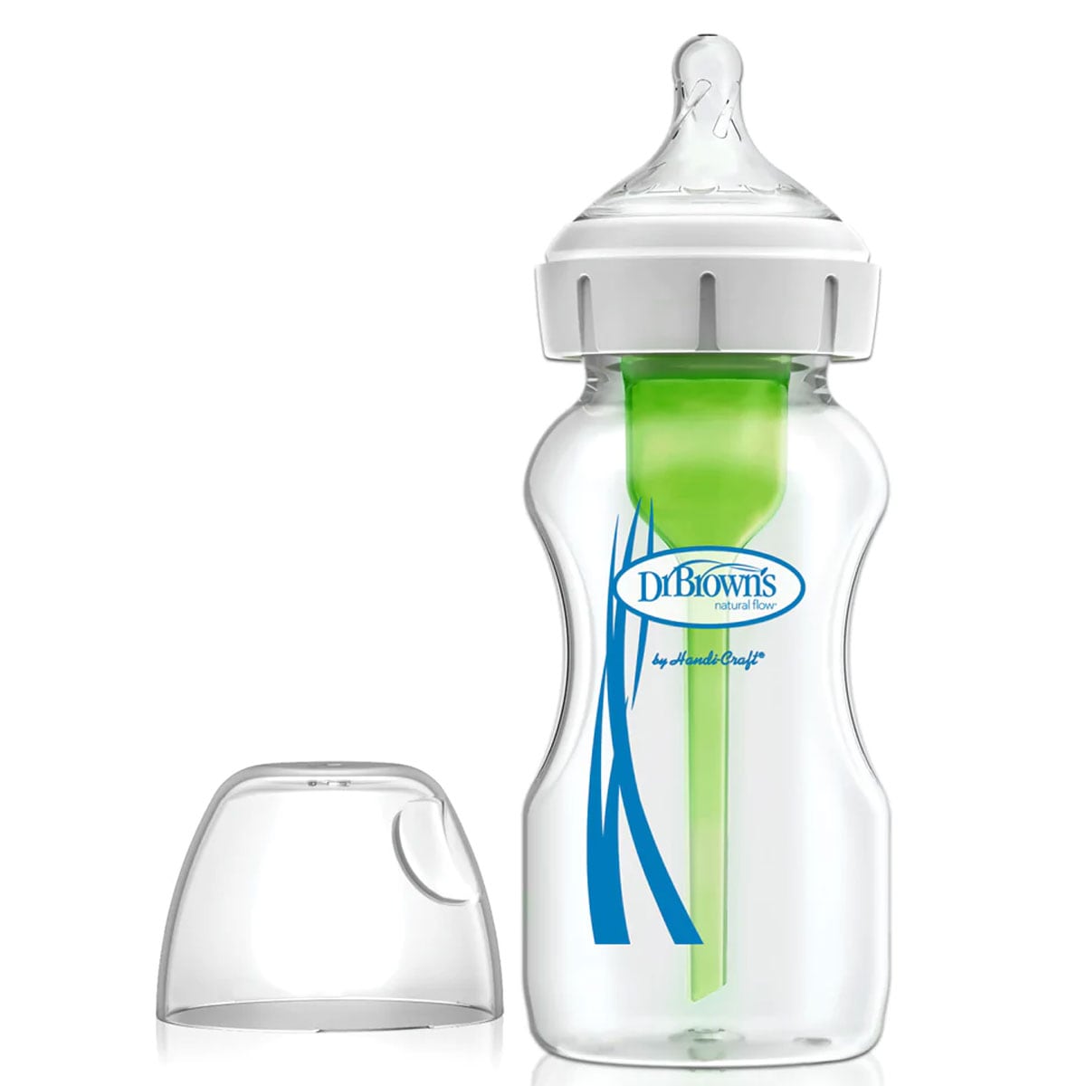 Dr Brown's Options+ Glass Wide Neck Baby Bottle 150Ml