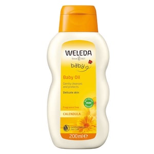 Weleda Calendula Baby Oil Fragrance Free 200Ml