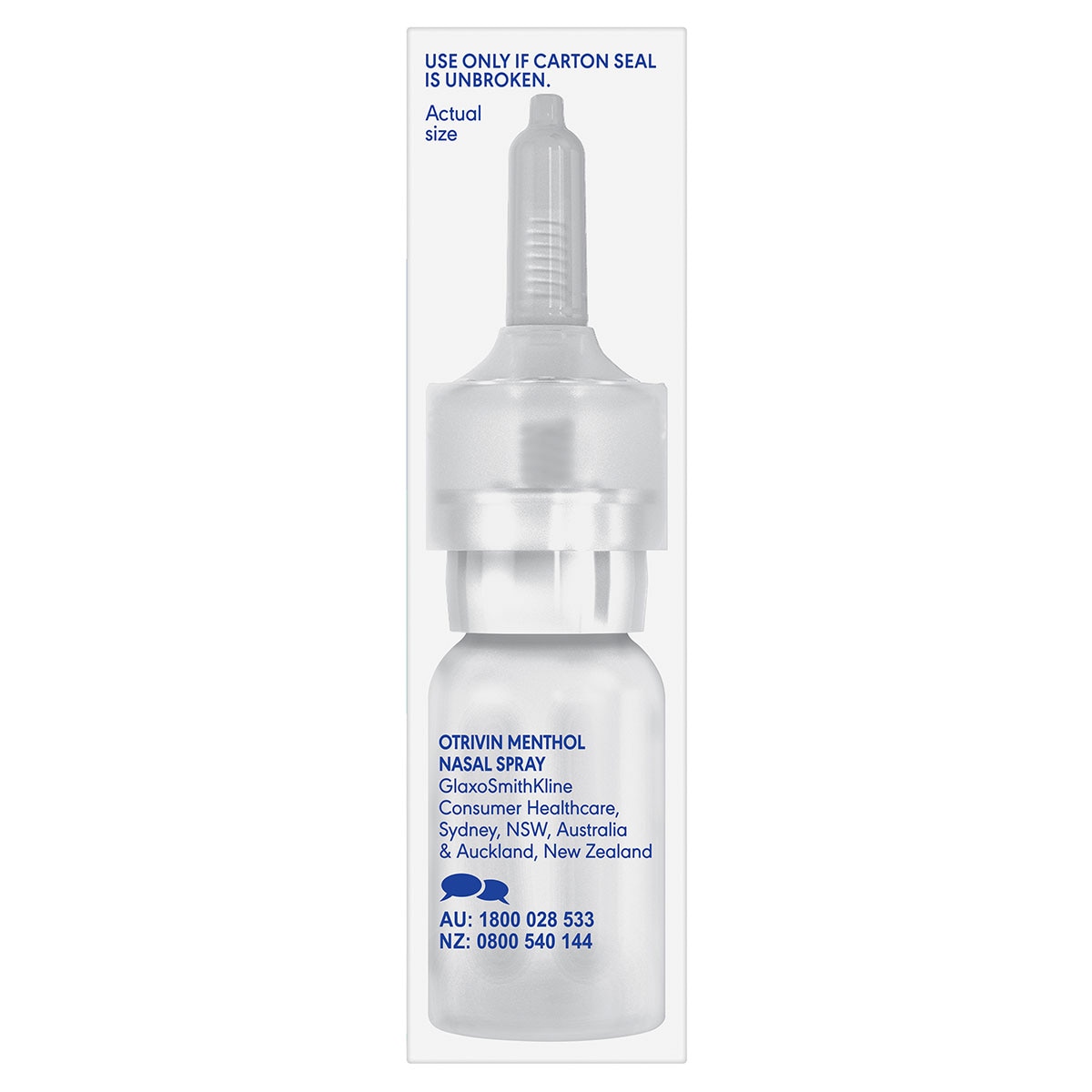 Otrivin Adult Nasal Spray Menthol Measured Dose 10ml