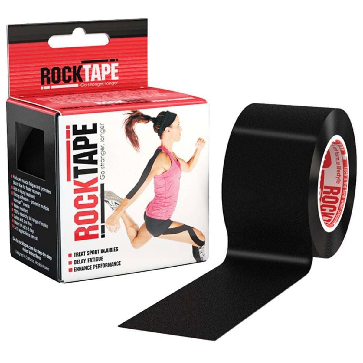 Rocktape Black 5Cm X 5M Tape