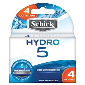 Schick Hydro 5 Razor Refill Cartridges 4 Pack