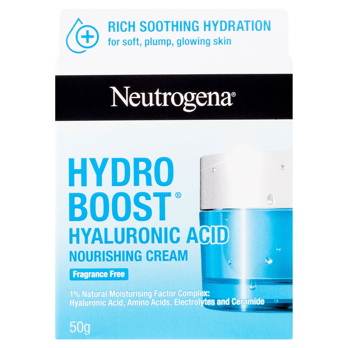 Neutrogena Hydro Boost Hyaluronic Acid Nourishing Gel Cream 50G