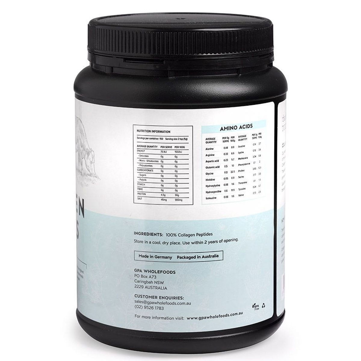 Thankfully Nourished Collagen Peptides 700G