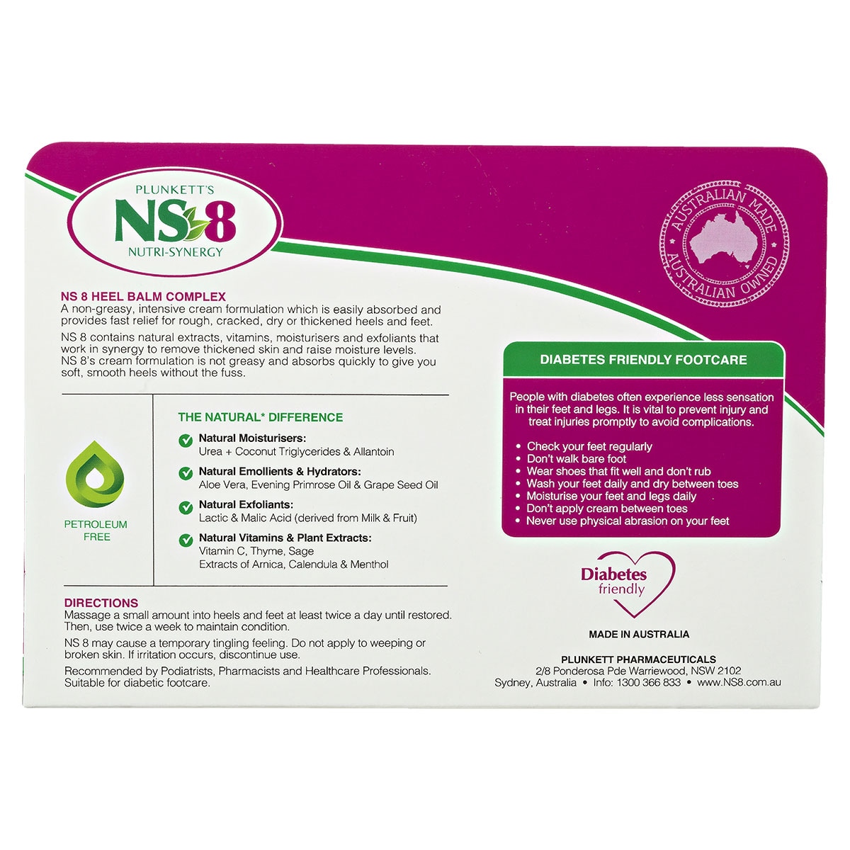 Ns8 Heel Balm Complex 125Ml