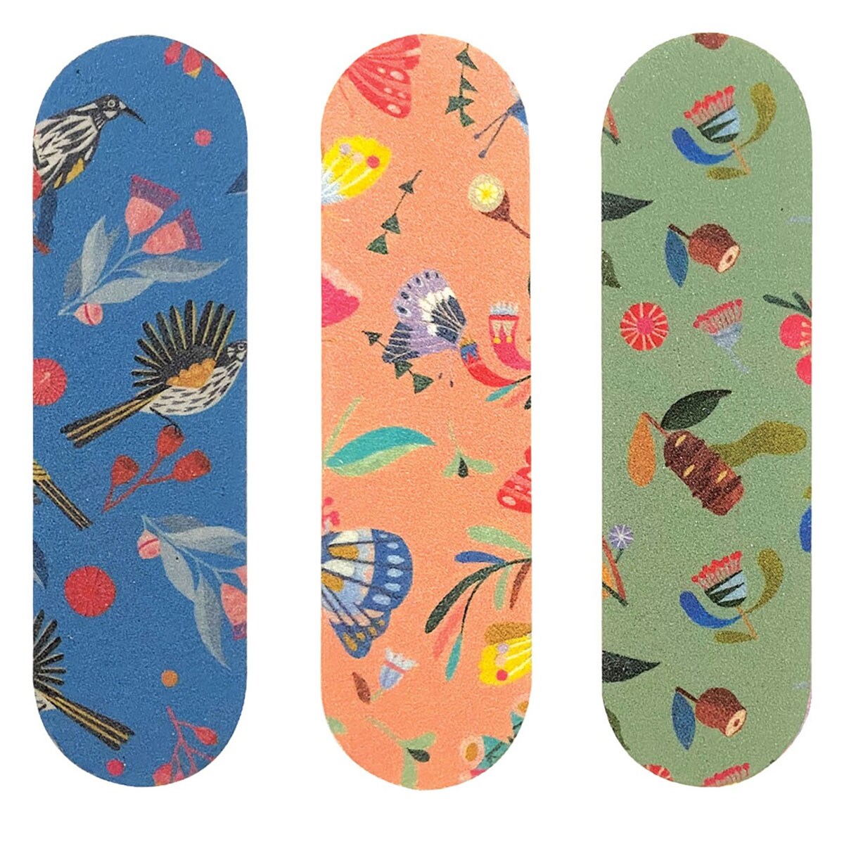 The Australian Collection Set Of 6 Nail Files Andrea Smith (Colours Selected At Random)