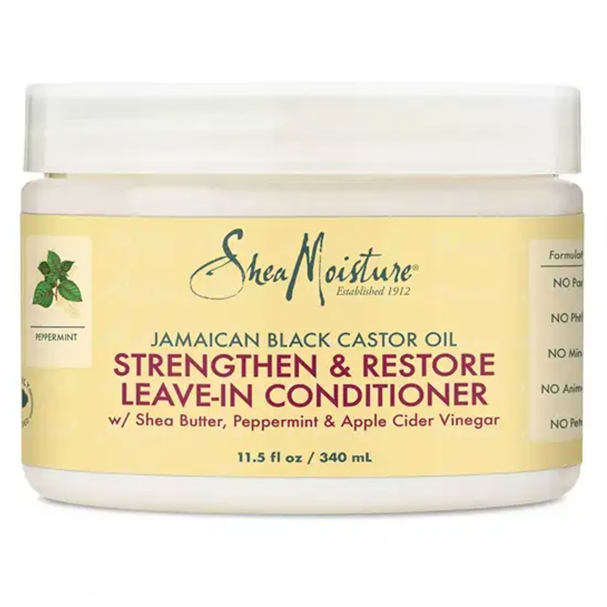 Shea Moisture Jamaican Black Castor Oil Strengthen & Restore Leave-In Conditioner 340Ml