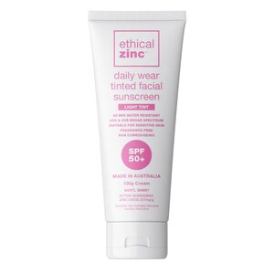 Ethical Zinc Daily Wear Tinted Facial Sunscreen Light Tint Spf50 100G