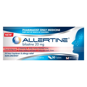 Allertine Bilastine (20mg) 30 Tablets