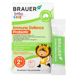 Brauer Baby & Kids Immune Defence Probiotic For Kids 30 Sachets