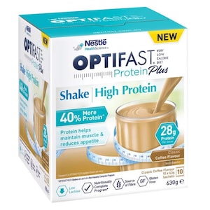 Optifast Vlcd Protein Plus Shake Coffee 10 Sachets