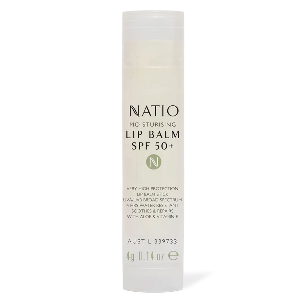 Natio Moisturising Lip Balm Spf50 4G