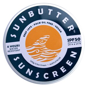 Sunbutter Water Resistant Reef Safe Sunscreen Spf50 100G