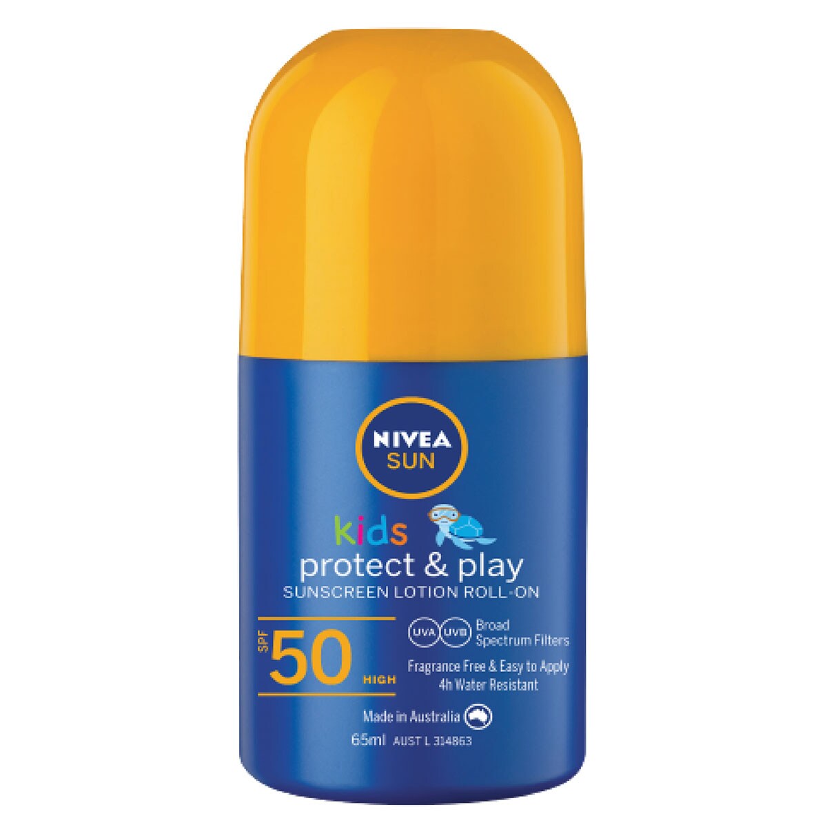 Nivea Sun Kids Protect & Play Spf50 Sunscreen Roll-On 65Ml