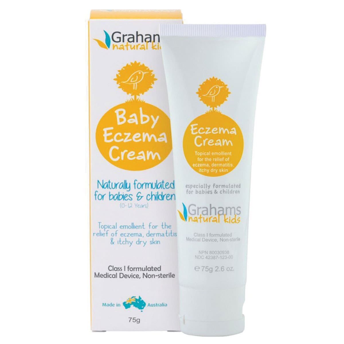 Grahams Baby Eczema Cream 75G