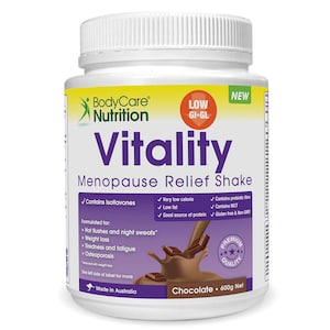 BodyCare Nutrition Vitality Menopause Relief Shake Chocolate 600g