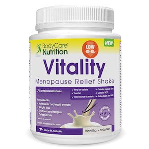 Bodycare Nutrition Vitality Menopause Relief Shake Vanilla 600G