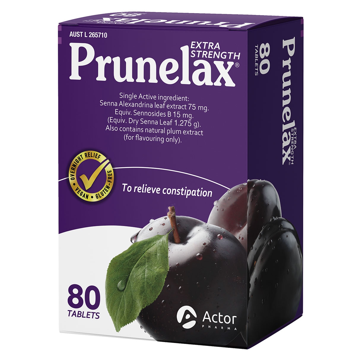 Prunelax Extra Strength Laxative 80 Tablets