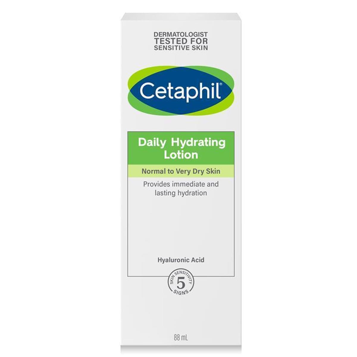 Cetaphil Daily Hydrating Facial Lotion With Hyaluronic Acid 88Ml