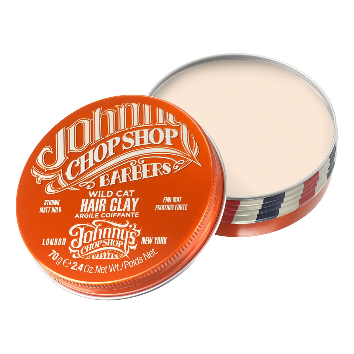 Johnnys Chop Shop Wild Cat Hair Clay 70G