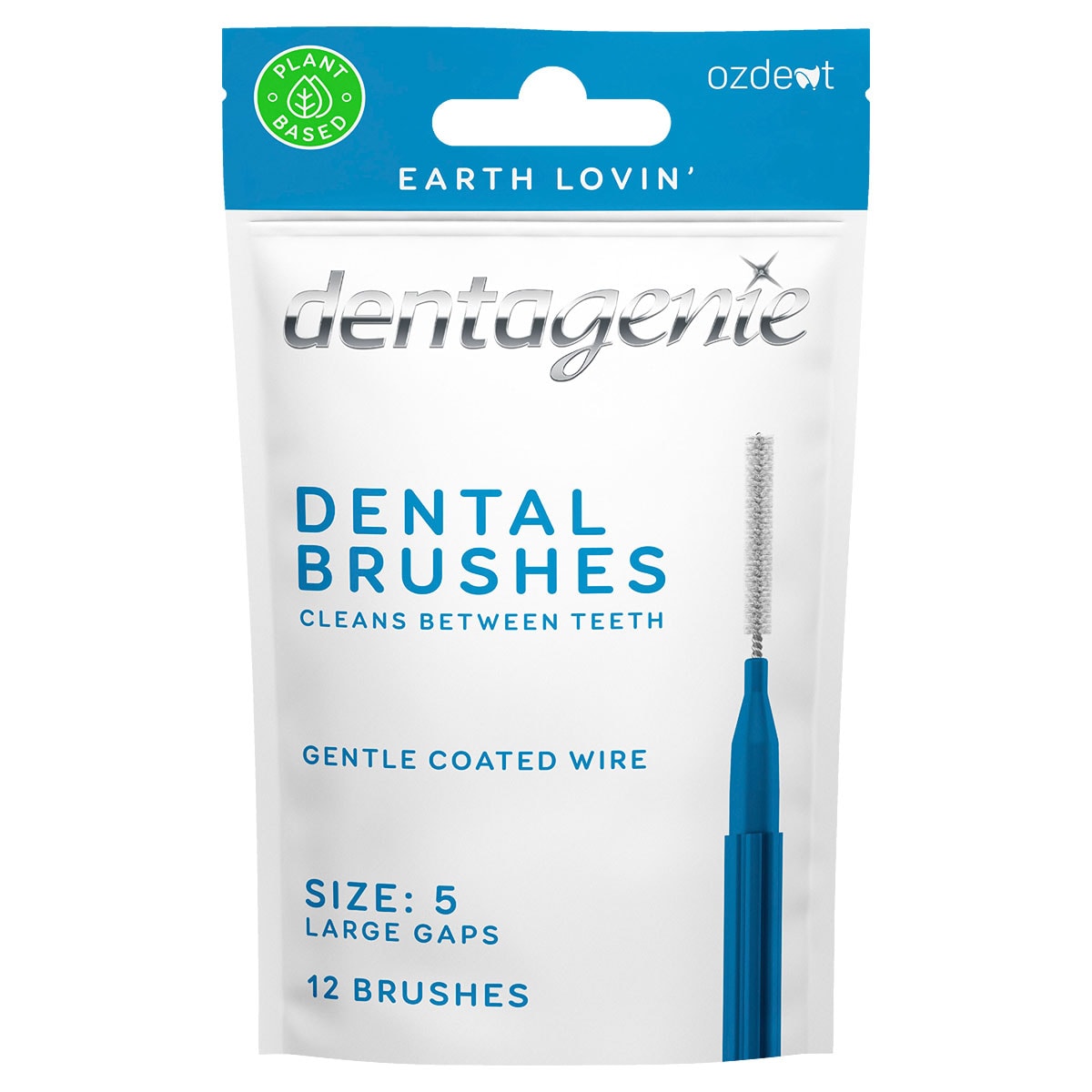 Dentagenie Interdental Brush Blue Size 5 12 Pack