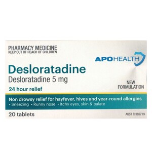 APOHEALTH Desloratadine 20 Tablets
