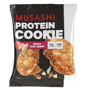 Musashi Protein Cookie White Choc Berry 58G