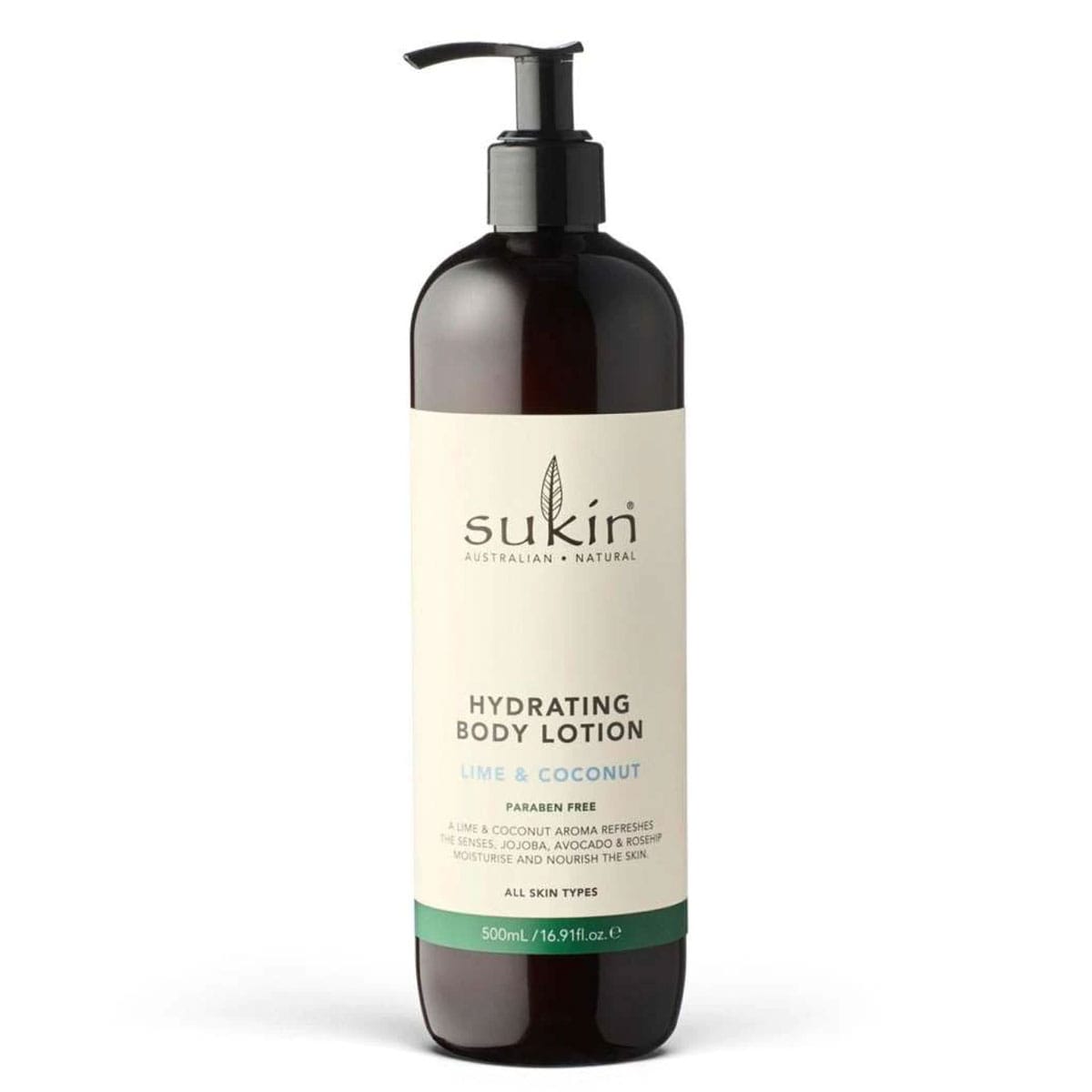 Sukin Hydrating Body Lotion Lime & Coconut 500Ml